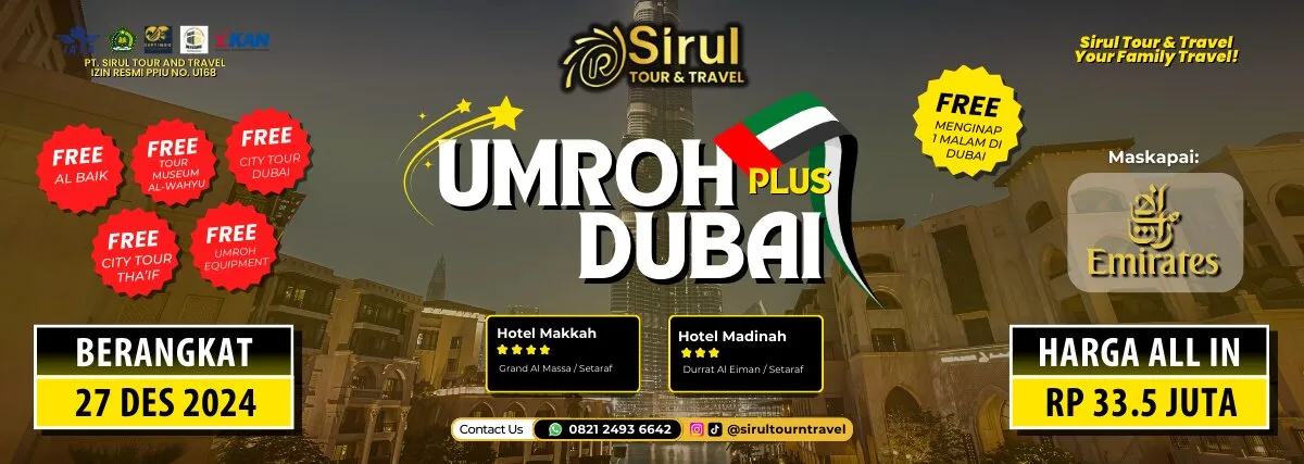 UMROH PLUS DUBAI 27 DES 2024