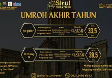 Umroh Reguler  Bintang 5 Akhir Tahun