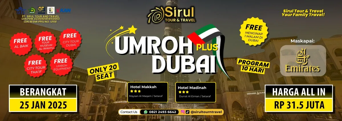 UMRAH PLUS DUBAI EARLY YEAR SPECIAL