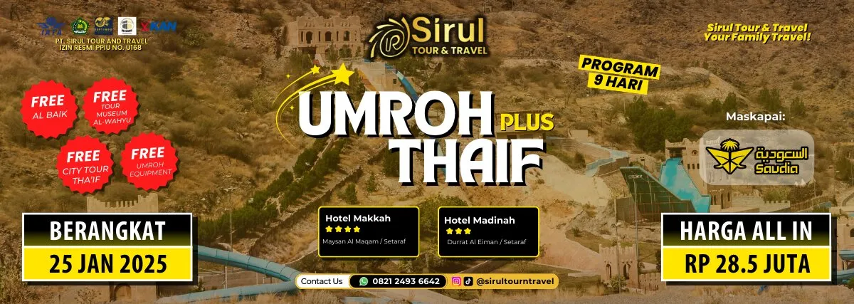 UMRAH PLUS THAIF EARLY YEAR SPECIAL